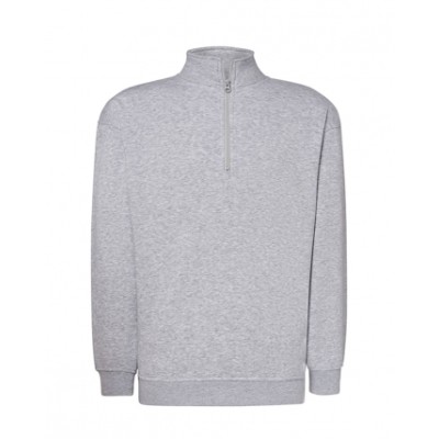 Felpa mezza zip