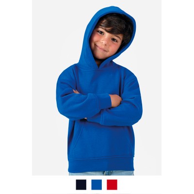 Felpa bambino cappuccio leggera French Terry