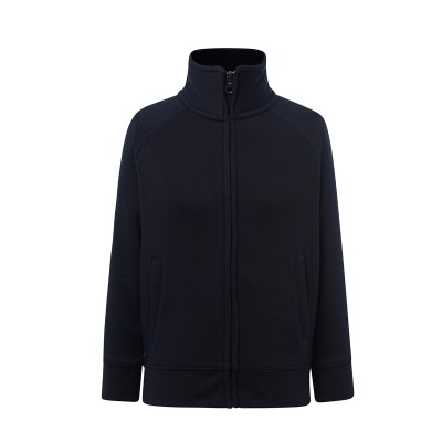 Felpa bambino zip intera premium