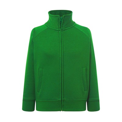 Felpa bambino zip intera premium
