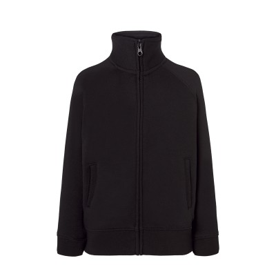 Felpa bambino zip intera premium