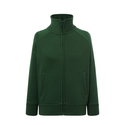 Felpa bambino zip intera premium