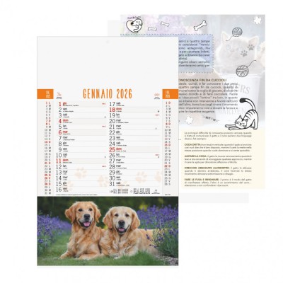 Calendario Cani e Gatti