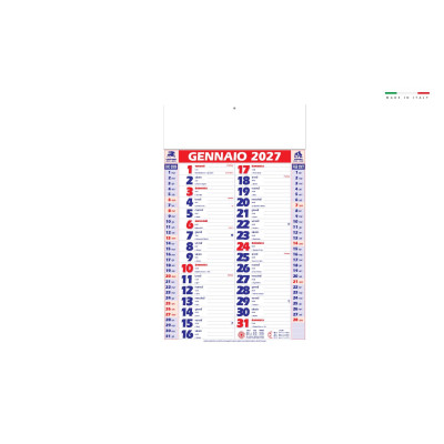 Calendario da Tavolo Troopical
